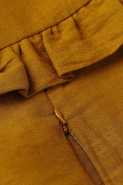 Ellos Home Pudebetræk Candice Frill i vasket hør