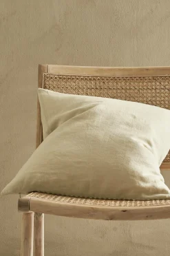 Ellos Home Pudebetræk Candice Zip i vasket hør 50x50 cm