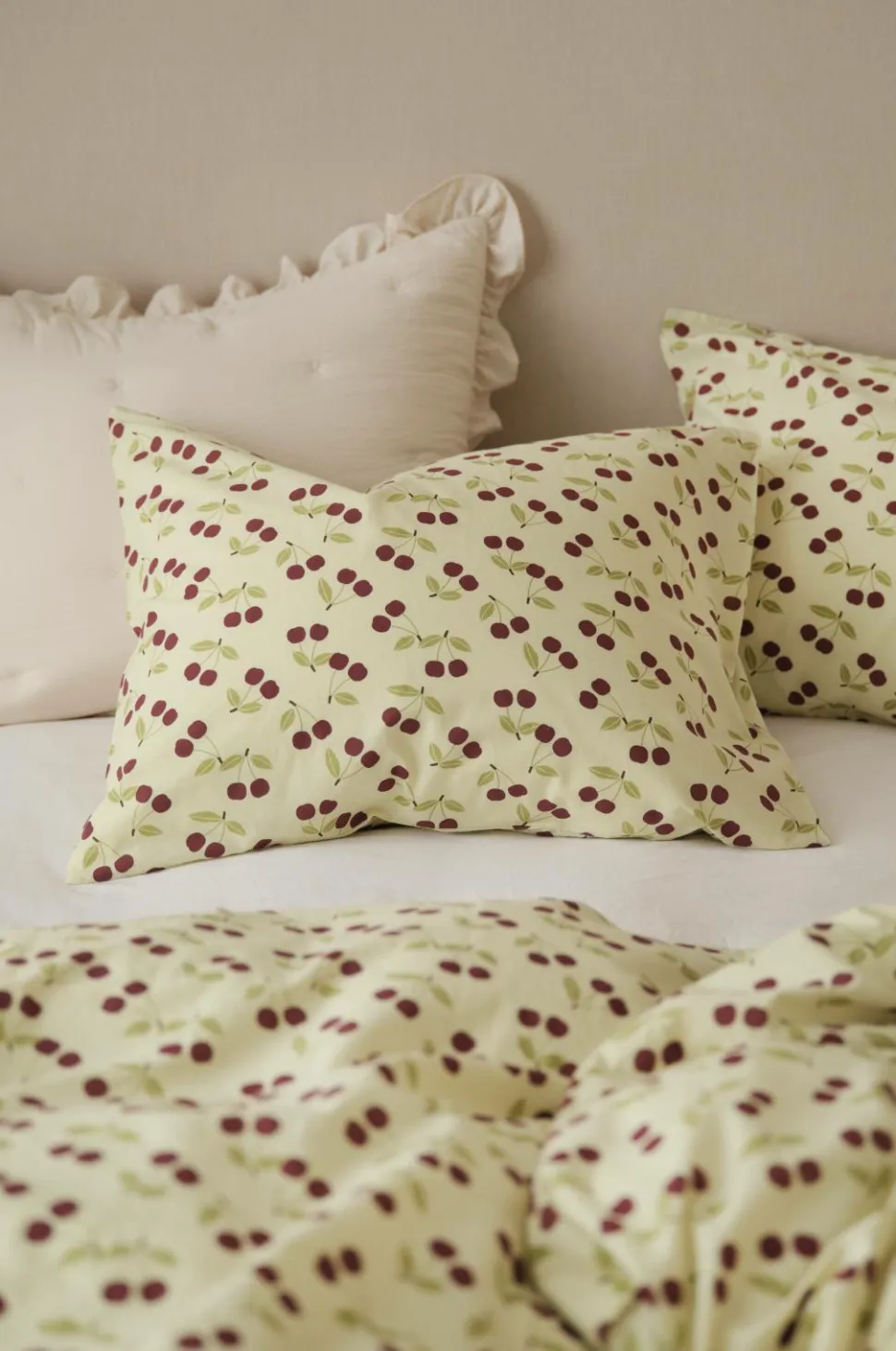 Ellos Home Pudebetræk Milly Fruit i vasket bomuld