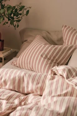 Ellos Home Pudebetræk Valerie Thin Stripe i bomuldsflannel