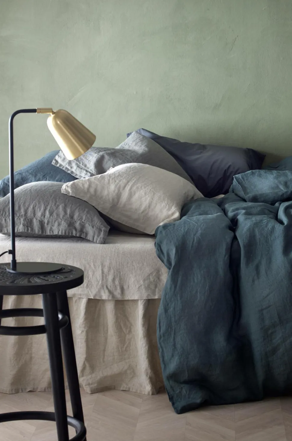 Ellos Home Pudebetræk Candice af vasket hør