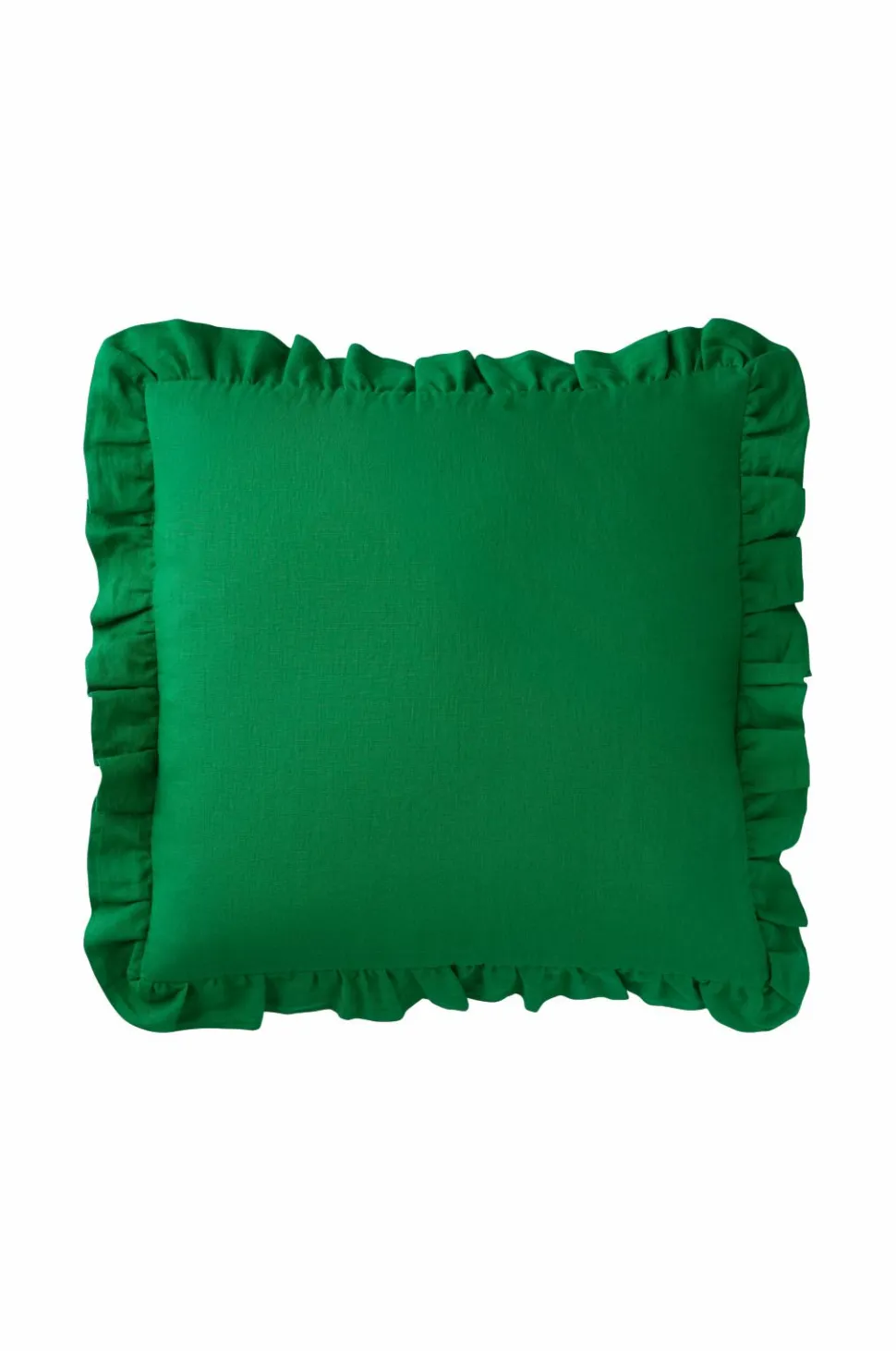 Ellos Home Pudebetræk Candice Frill i vasket hør