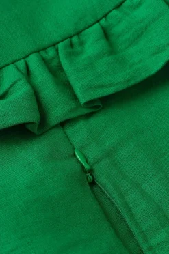 Ellos Home Pudebetræk Candice Frill i vasket hør