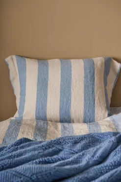 Ellos Home Pudebetræk Candice Block Stripe i vasket hør