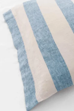 Ellos Home Pudebetræk Candice Block Stripe i vasket hør