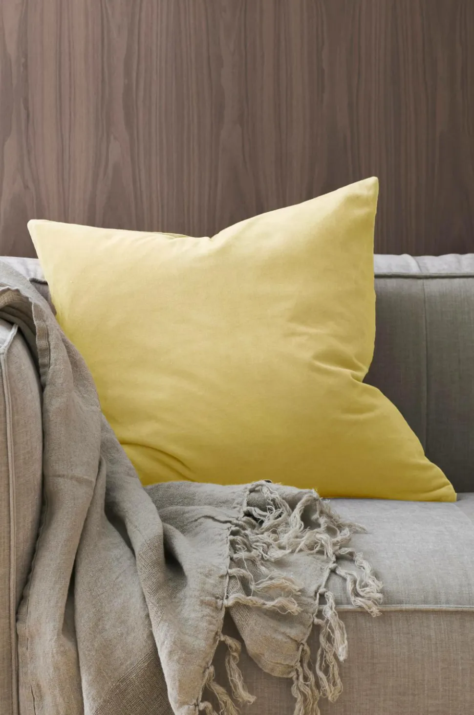 Ellos Home Pudebetræk Celina i velour 50x50 cm