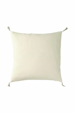 Ellos Home Pudebetræk Candice Tassel af vasket hør, 50x50 cm