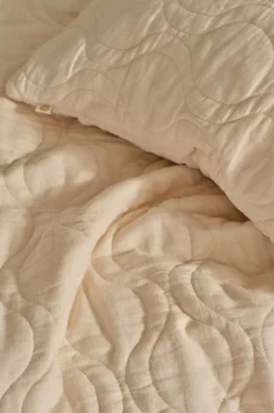 Ellos Home Pudebetræk Elly Quilted i genanvendt halvlinned