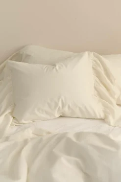 Ellos Home Pudebetræk Juliette Giant Frill i vasket bomuld