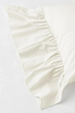 Ellos Home Pudebetræk Juliette Giant Frill i vasket bomuld