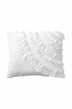 Ellos Home Pudebetræk Juliette Curve Frill i vasket bomuld