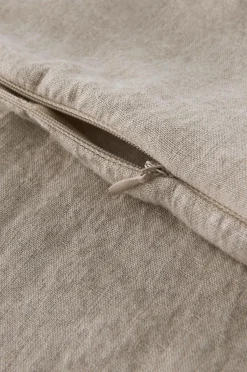 Ellos Home Pudebetræk Candice Zip i vasket hør 40x60 cm