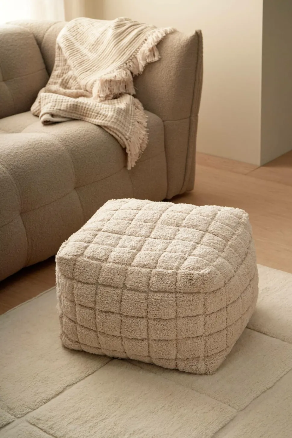 Ellos Home Puf Puff Check 59x59 cm