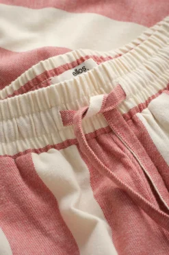 Ellos Home Pyjamasbukser Valerie Block Stripe i bomuldsflonel