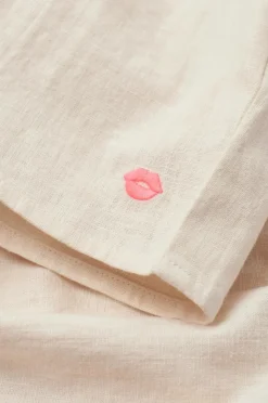 Ellos Home Pyjamasshorts Elly i genanvendt halvlinned