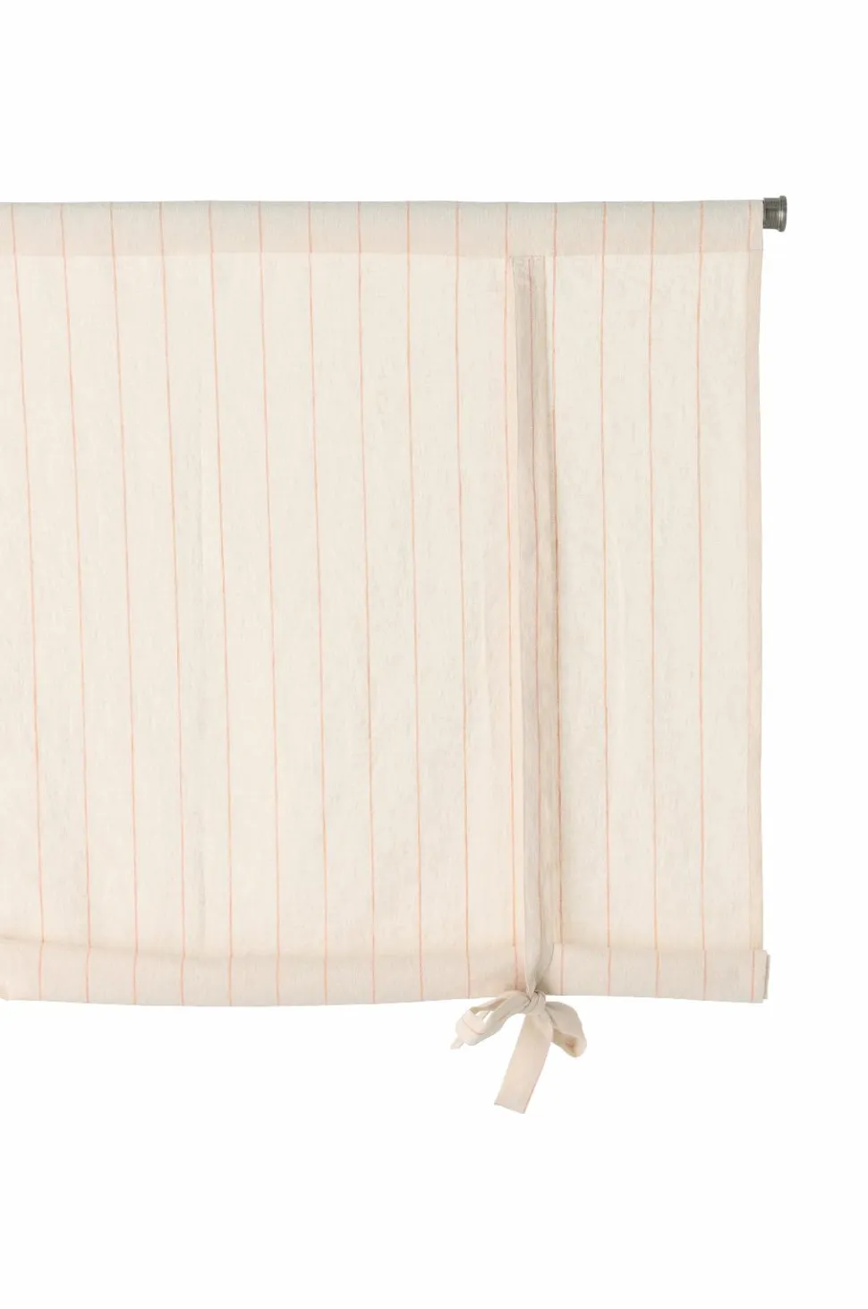 Ellos Home Roll up-gardin Elly Thin Stripe Rollup i genanvendt halvlinned