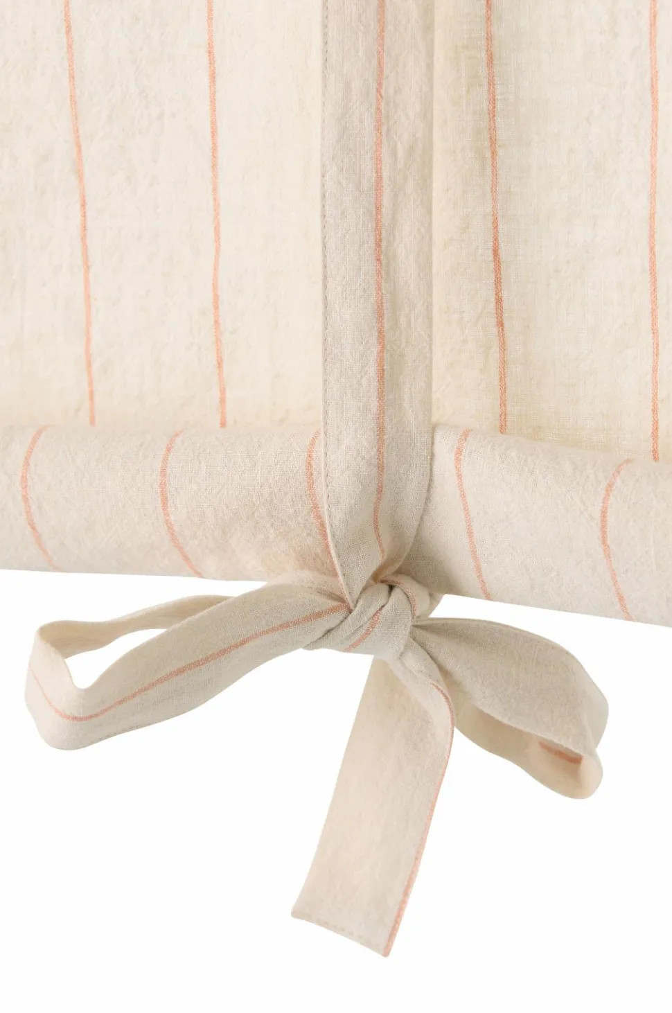 Ellos Home Roll up-gardin Elly Thin Stripe Rollup i genanvendt halvlinned