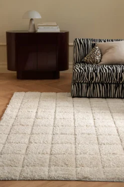 Ellos Home Ryatæppe Alba Check Shaggycarpet