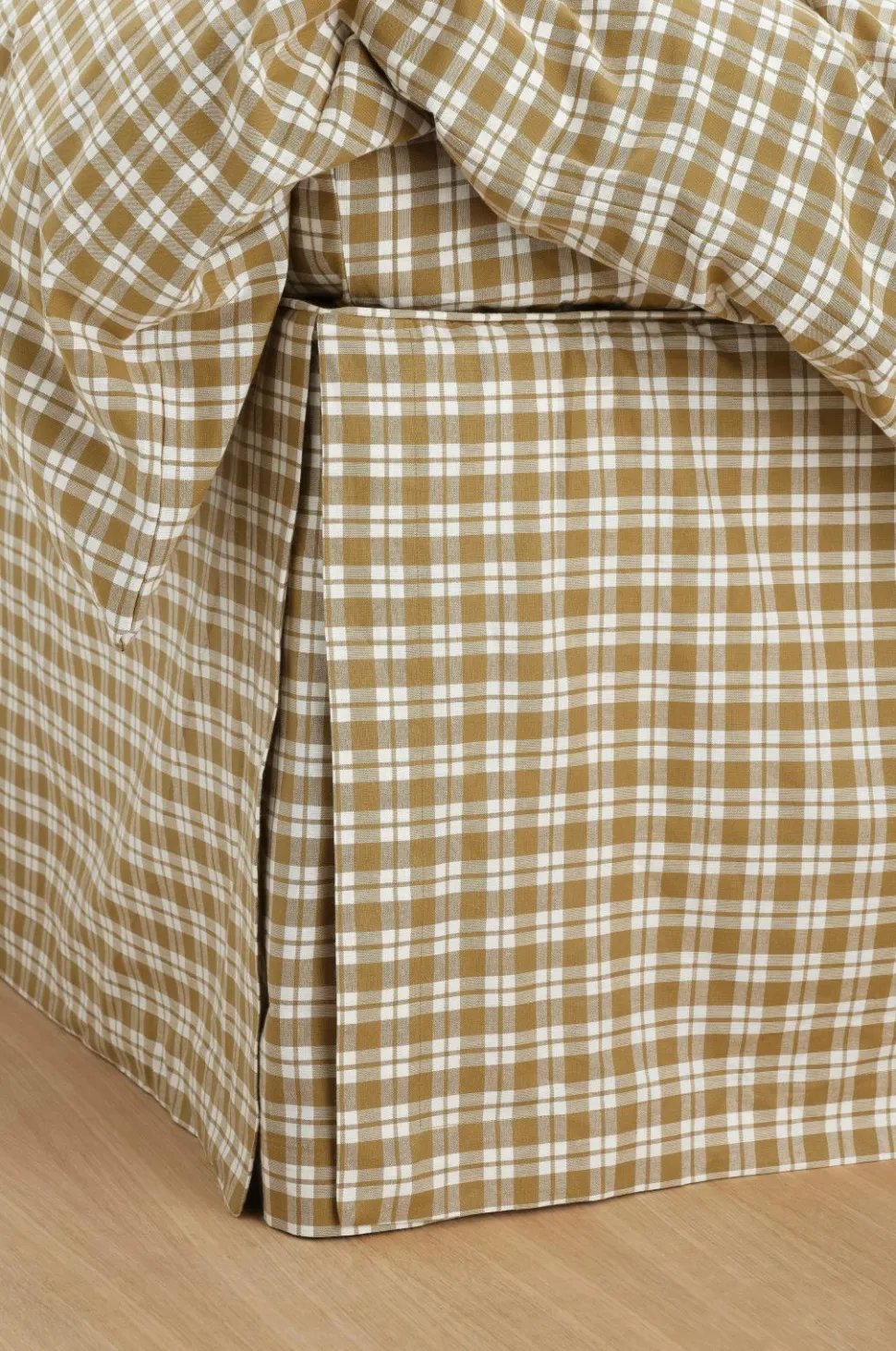 Ellos Home Sengekappe Sonneli Check i bomuld højde 52 cm