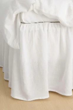 Ellos Home Sengekappe Candice i vasket linned 52 cm