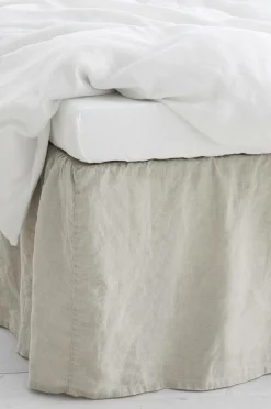 Ellos Home Sengekappe Candice i vasket hør 45 cm