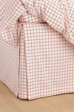 Ellos Home Sengekappe Sonneli Check i bomuld højde 52 cm