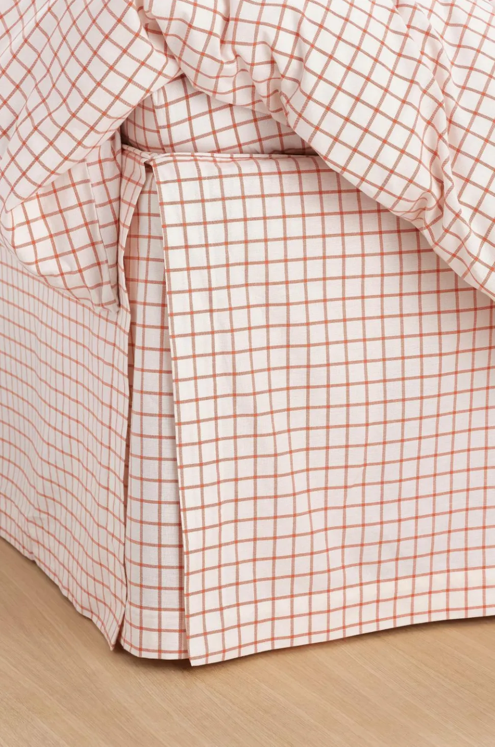 Ellos Home Sengekappe Sonneli Check i bomuld højde 52 cm