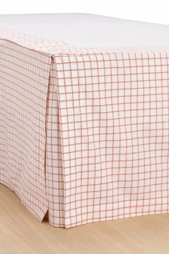 Ellos Home Sengekappe Sonneli Check i bomuld højde 52 cm