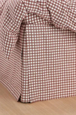 Ellos Home Sengekappe Sonneli Check i bomuld højde 52 cm