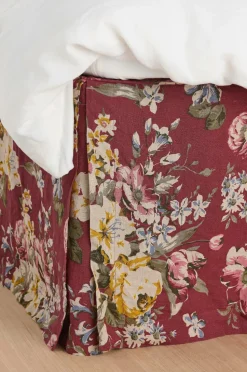 Ellos Home Sengekappe Candice Rose i vasket linned 60 cm