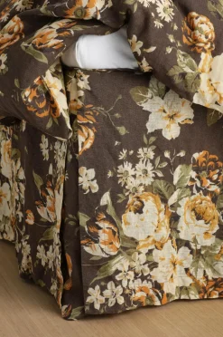 Ellos Home Sengekappe Candice Rose i vasket linned 60 cm