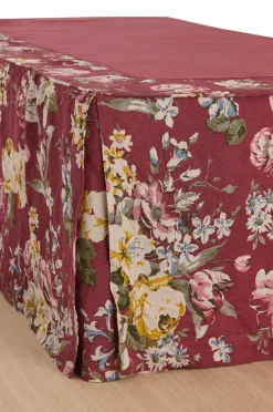 Ellos Home Sengekappe Candice Rose i vasket linned 52 cm