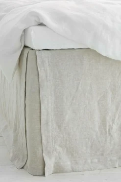 Ellos Home Sengekappe Elmira i vasket hør 60 cm