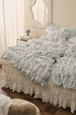 Ellos Home Sengesæt Avery Elastic i bomuldspercale 2 eller 3 stykker