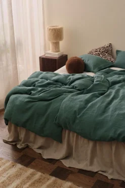 Ellos Home Sengesæt Candice i vasket hør - 2 eller 3 dele