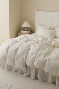 Ellos Home Sengesæt Candice i vasket hør - 2 eller 3 dele