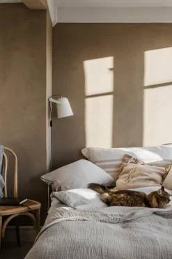 Ellos Home Sengesæt Candice i vasket hør - 2 eller 3 dele