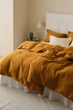 Ellos Home Sengesæt Candice i vasket hør - 2 eller 3 dele