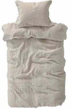 Ellos Home Sengesæt Candice i vasket hør - 2 eller 3 dele