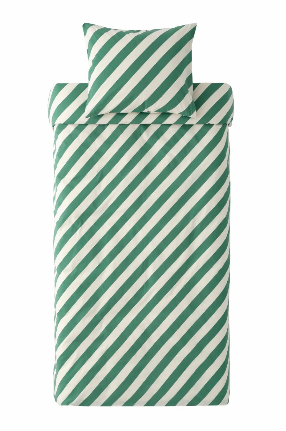 Ellos Home Sengesæt Diagonal Stripe i bomuld 2 dele