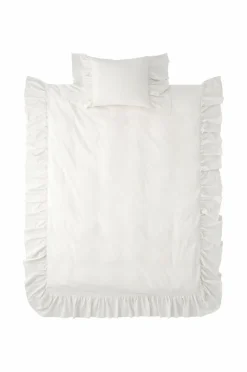 Ellos Home Sengesæt Juliett Giant Frill i vasket bomuld 2 dele