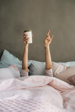 Ellos Home Sengesæt Juliette af økologisk bomuld - 2 eller 3 dele