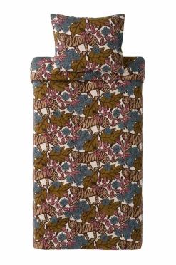 Ellos Home Sengesæt Milly Tiger i vasket bomuld 2 eller 3 stykker