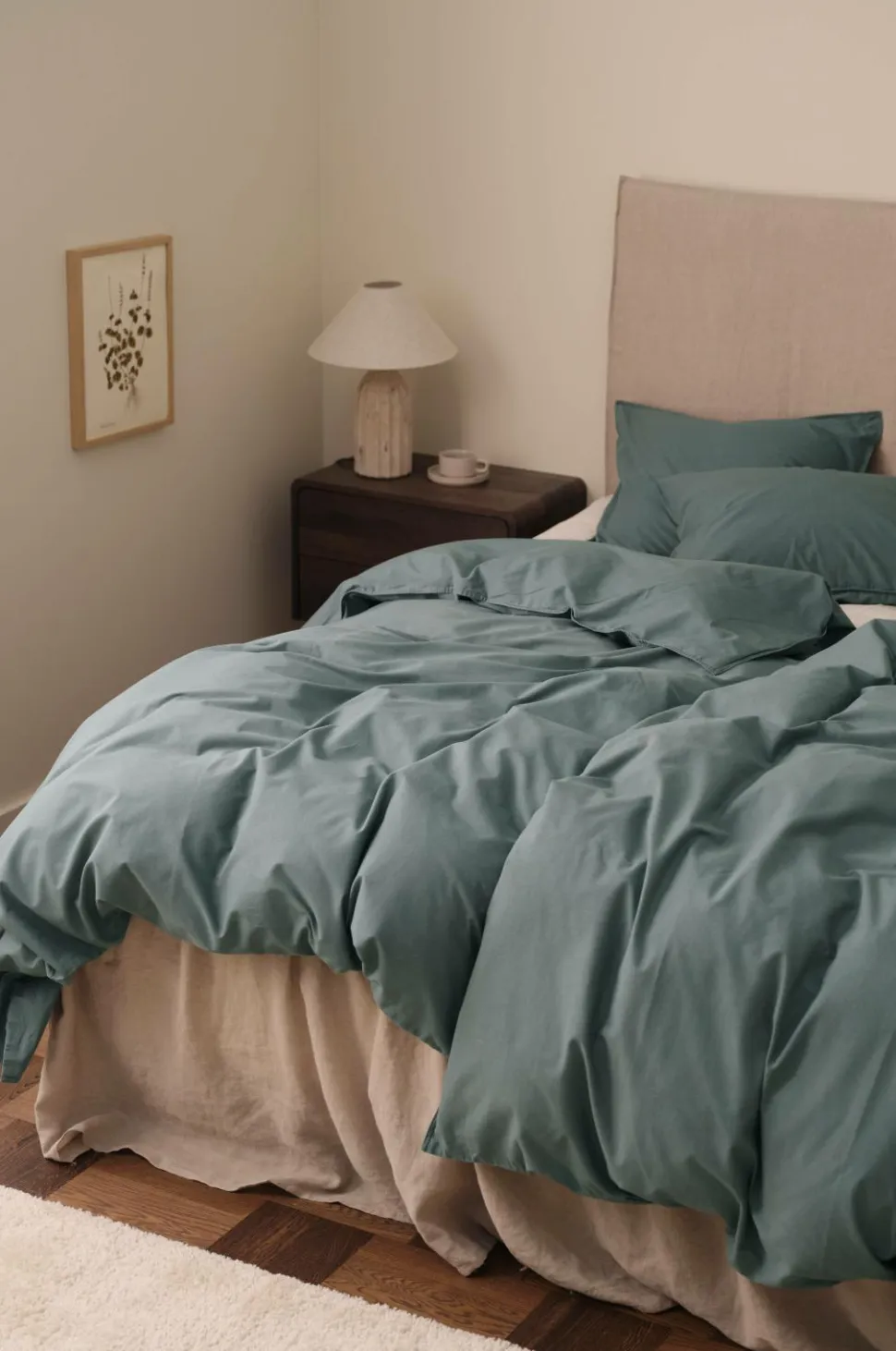 Ellos Home Sengesæt Rania i vintagevasket bomuld