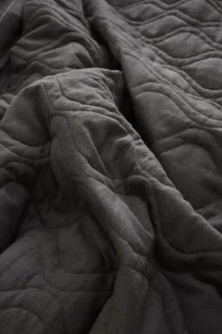 Ellos Home Sengetæppe Elly Quilted i genanvendt halvlinned