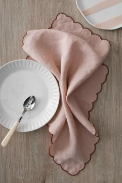 Ellos Home Servietter Malva Scallop 40x40 cm 2-pak