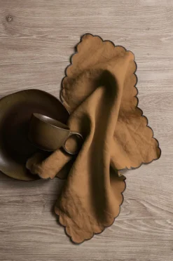 Ellos Home Servietter Malva Scallop 40x40 cm 2-pak