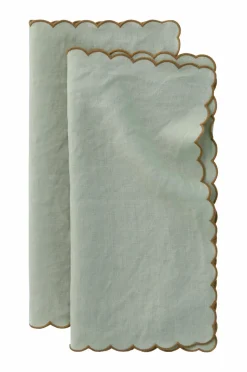 Ellos Home Servietter Malva Scallop 40x40 cm 2-pak