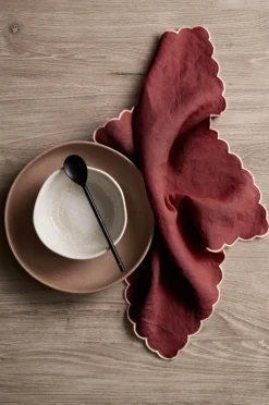 Ellos Home Servietter Malva Scallop 40x40 cm 2-pak