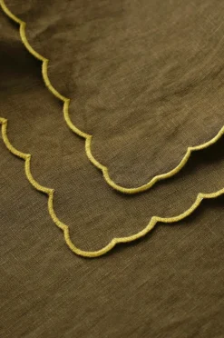 Ellos Home Servietter Malva Scallop 40x40 cm 2-pak